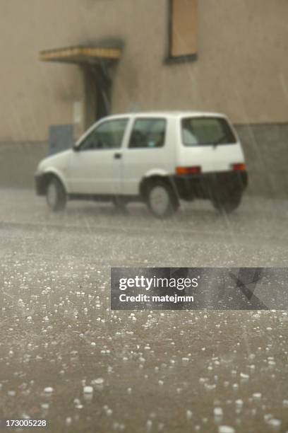 hail storm - hailstone stock pictures, royalty-free photos & images