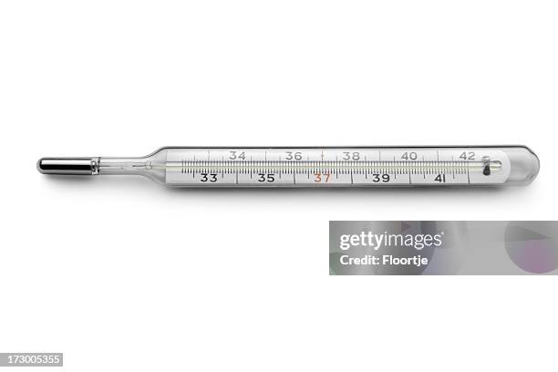 médecine: thermomètre - thermomètre photos et images de collection