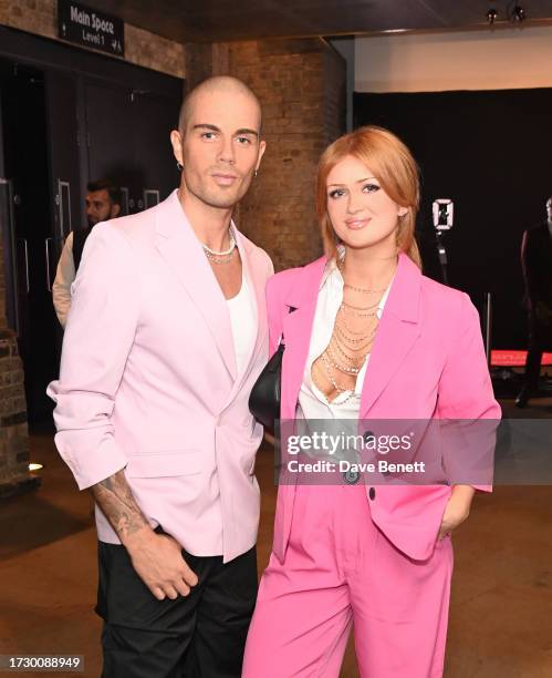 Max George and Maisie Smith attend The Virgin Atlantic Attitude Awards 2023 at The Roundhouse on October 11, 2023 in London, England.