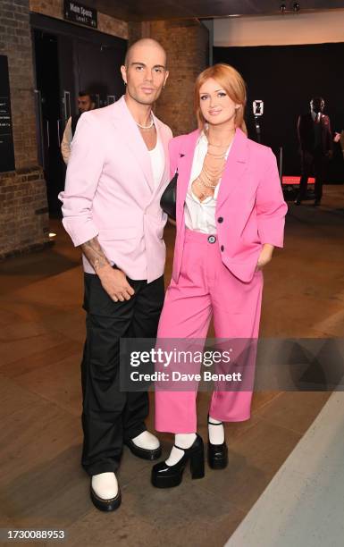 Max George and Maisie Smith attend The Virgin Atlantic Attitude Awards 2023 at The Roundhouse on October 11, 2023 in London, England.