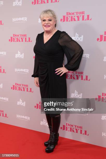 Eddie Izzard attends the Doctor Jekyll World Premiere at Odeon Luxe Leicester Square on October 11, 2023 in London, England.