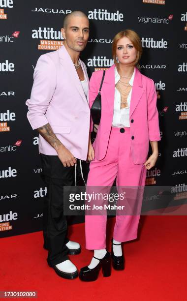 Max George and Maisie Smith attend the Attitude Awards 2023 at The Roundhouse on October 11, 2023 in London, England.
