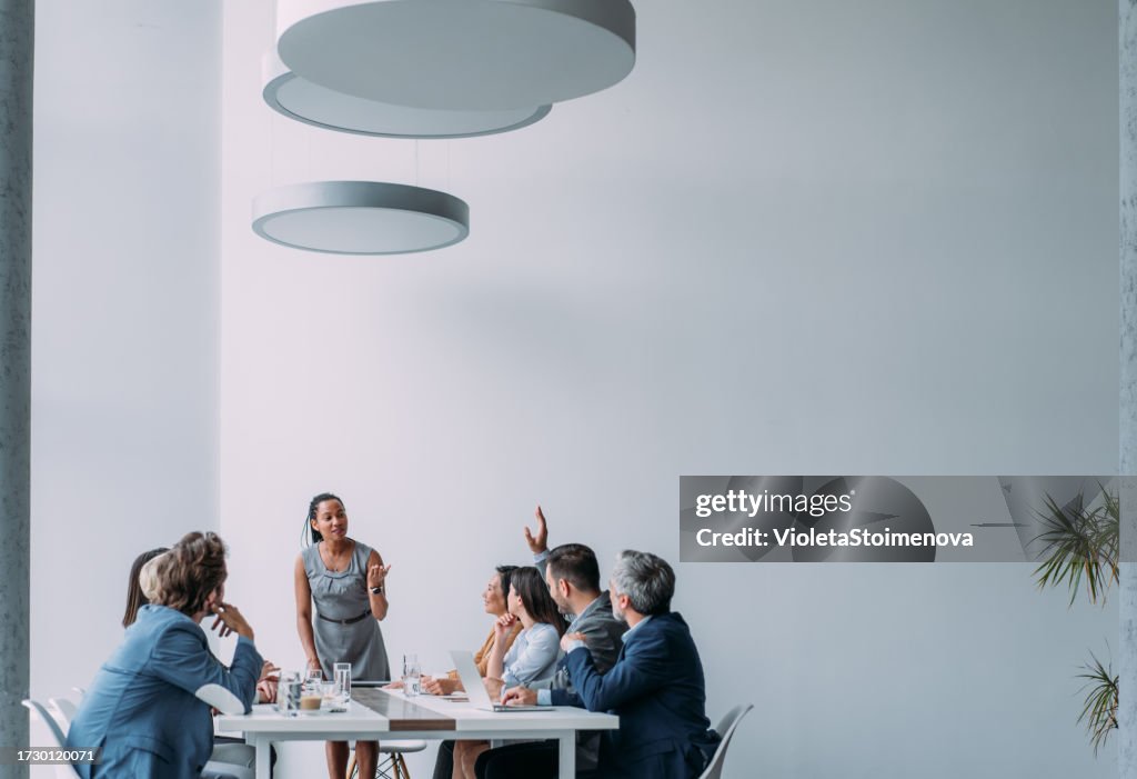 Business persons on meeting in the office.