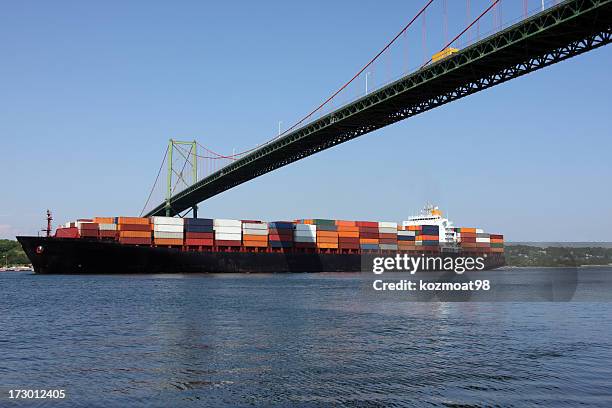 delivering the goods - halifax bridge stock pictures, royalty-free photos & images