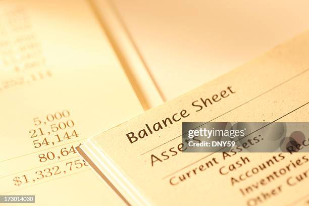 Bank Balance Sheet Photos and Premium High Res Pictures - Getty Images