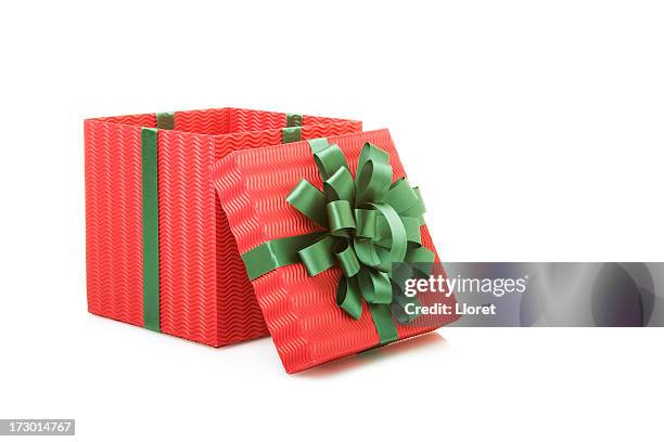 gift box - gift box tag stock-fotos und bilder