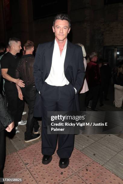 Luke Evans seen attending the Attitude Awards 2023 at The Roundhouse on October 11, 2023 in London, England.