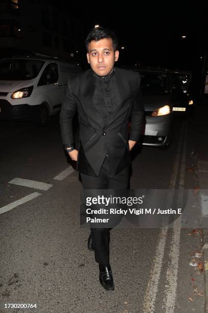 Raghav Tibrewal seen attending the Attitude Awards 2023 at The Roundhouse on October 11, 2023 in London, England.