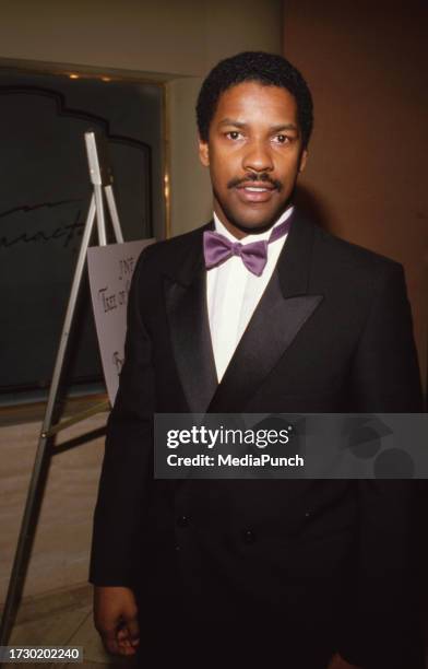 Denzel Washington at the Jewish National Funds Annual Tree of Life Awards at Sheraton Premiere Hotel in Los Angeles, California December 11, 1986