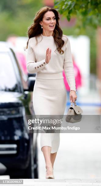 Catherine, Princess of Wales visits Nottingham Trent University, to hear how they and the University of Nottingham are ensuring their students have...