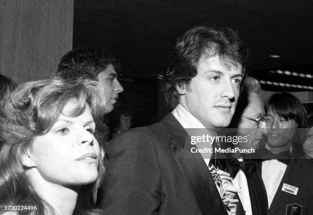 Sylvester Stallone and Sasha Czack at the premiere of F.I.S.T. In Los Angeles, California April 13, 1978