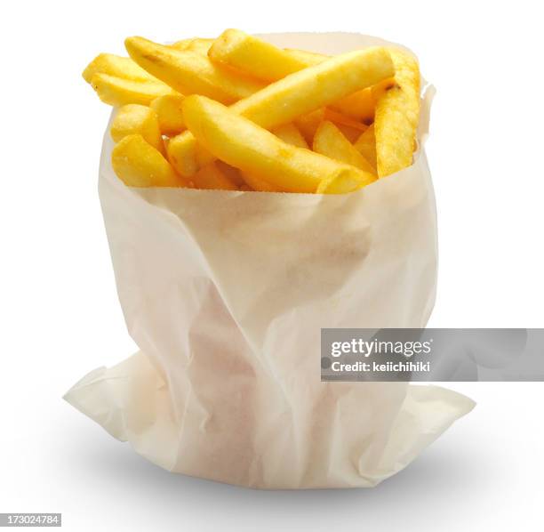 i trucioli - french fries foto e immagini stock