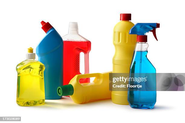 limpieza: productos de - lejía fotografías e imágenes de stock