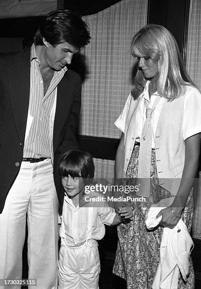 George Ralph Liz George Hamilton with Liz Treadwell and son Ashley Hamilton Circa ...
