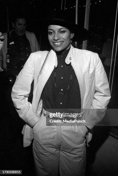 Debbie Allen at George Santo Pietro's third pizzaria opening in Calabasas Circa 1980's