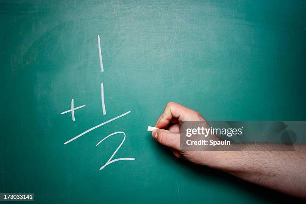 simple math problem - mathematics stock pictures, royalty-free photos & images