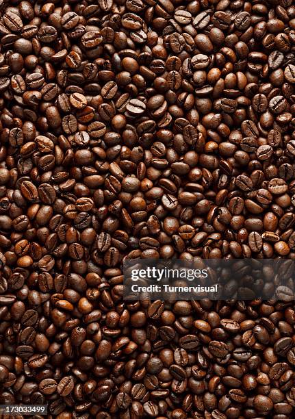 coffee beans xxxl - vertical - geroosterde koffieboon stockfoto's en -beelden