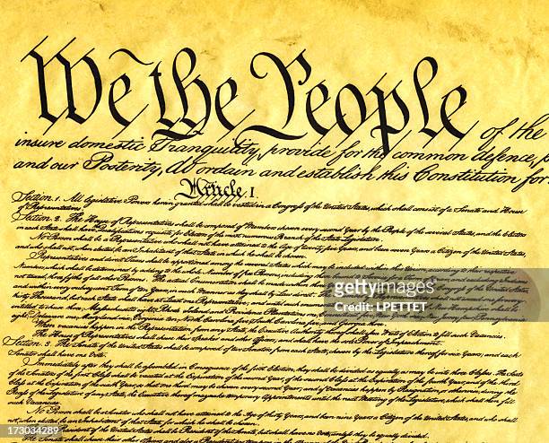 constituição americana - bill of rights - fotografias e filmes do acervo