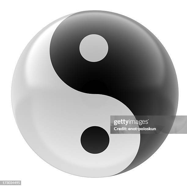 yin yang - yin och yang bildbanksfoton och bilder