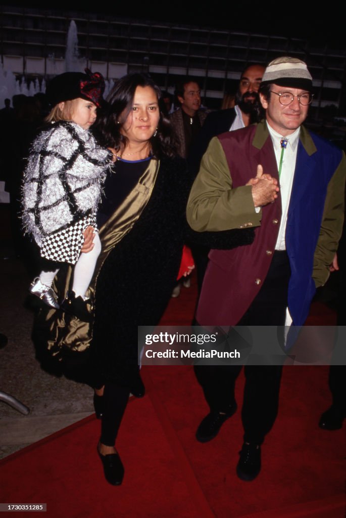 Marsha First 35 Robin Williams with wife Marsha and daughter Zelda at the Hook... News ...