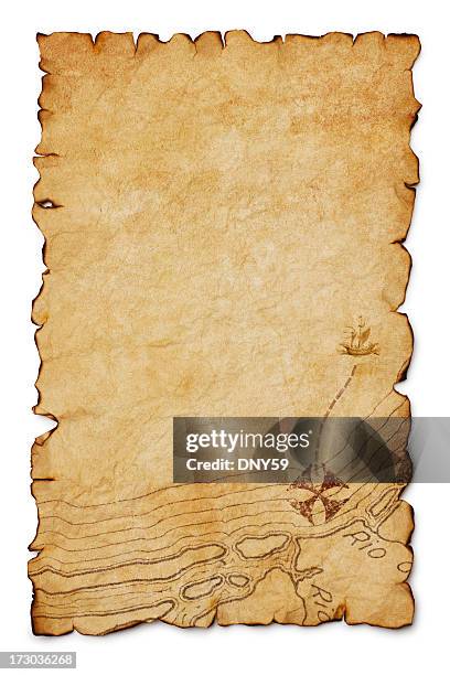 mapa del tesoro - mapa del tesoro fotografías e imágenes de stock