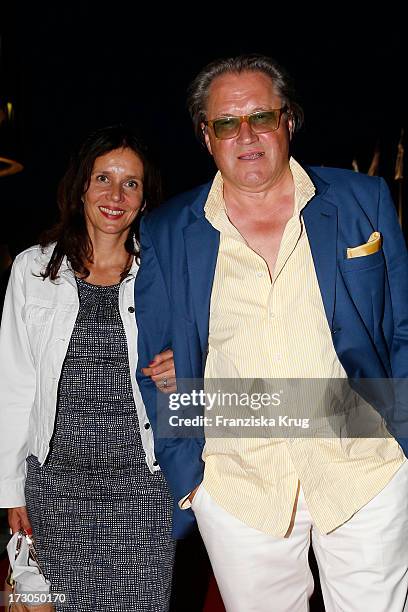 Michael Brandner and his wife Karin Brandner attend the Munich Film Festival 2013 - 'Foerderpreis Neues Deutsches Kino' at BMW Museum on July 05,...
