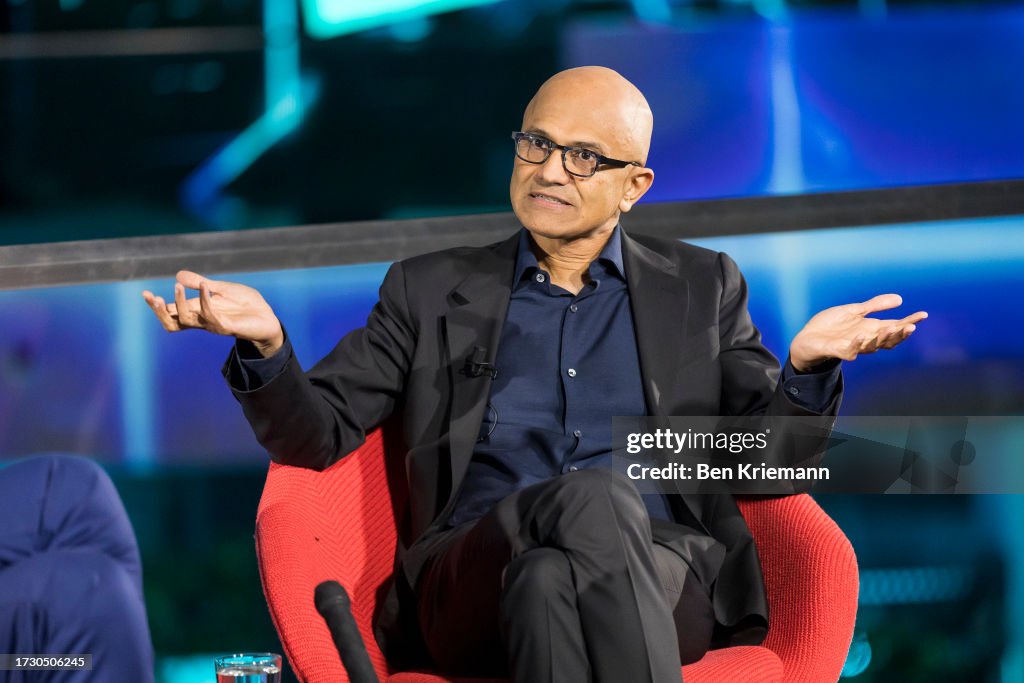 Microsoft CEO Nadella Awarded With Axel Springer Prize In Berlin