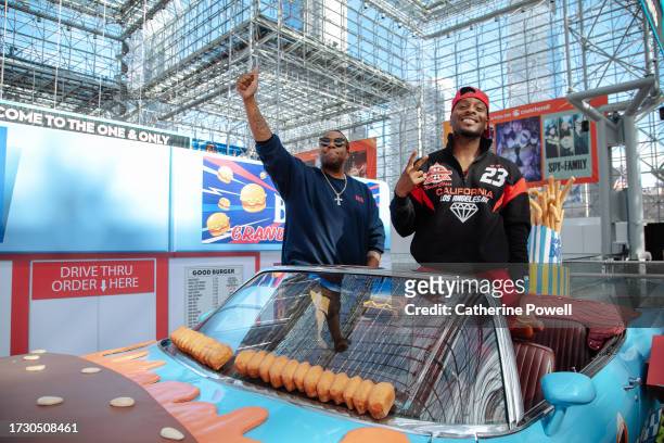 Kenan Thompson and Kel Mitchell at New York Comic Con at Javits Center on October 15, 2023 in New York City.