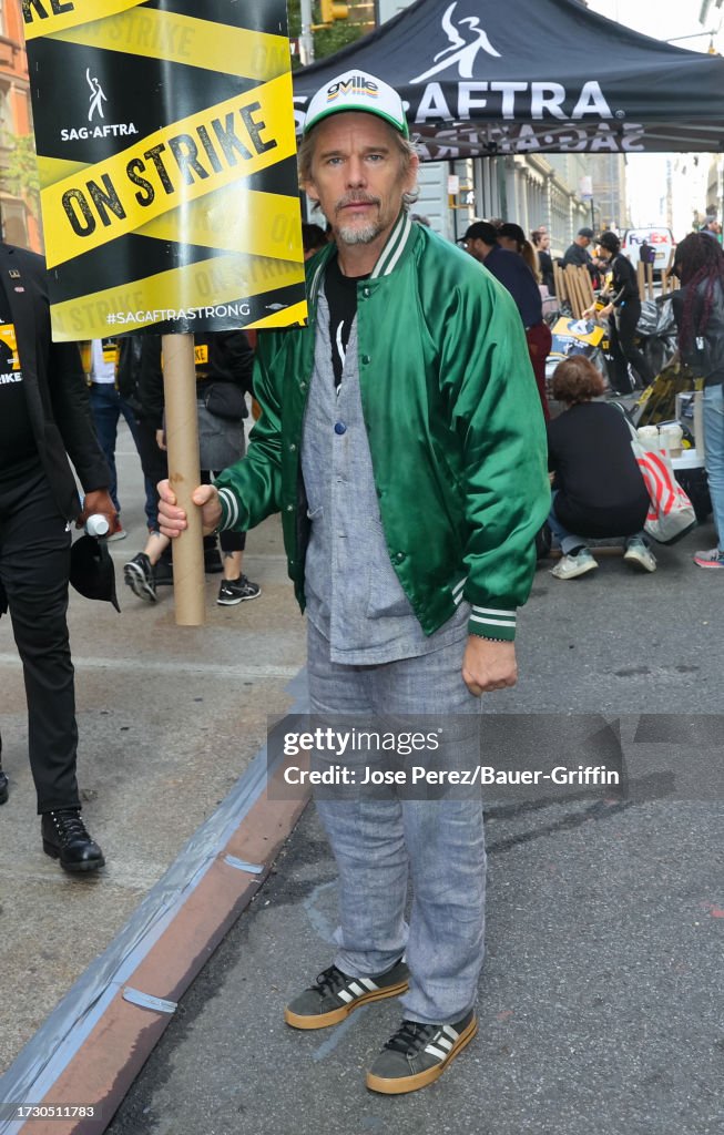Celebrity Sightings In New York - October 17, 2023