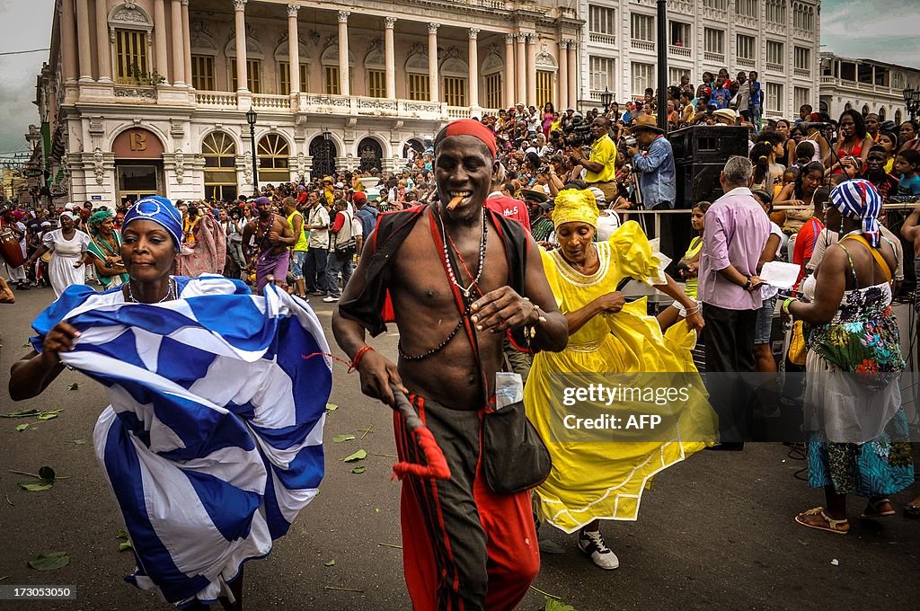 CUBA-COLOMBIA-CARIBBEAN-CULTURE-FIRE-FESTIVAL