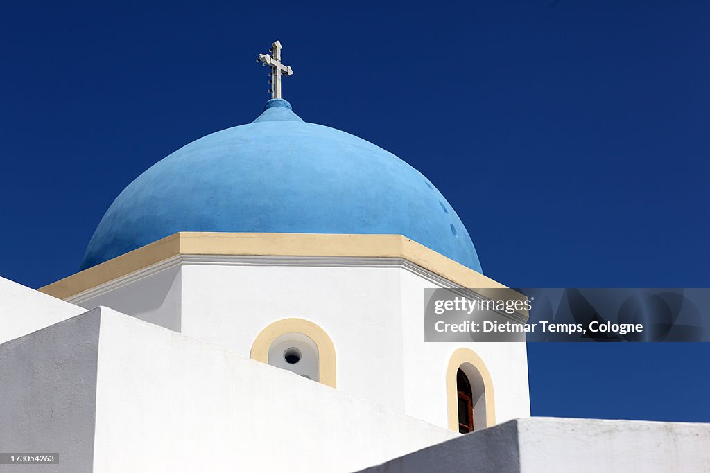 Blue domed roof