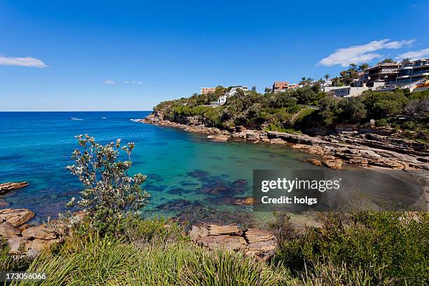 gordons bay,  sydney, australia - coogee beach stock pictures, royalty-free photos & images