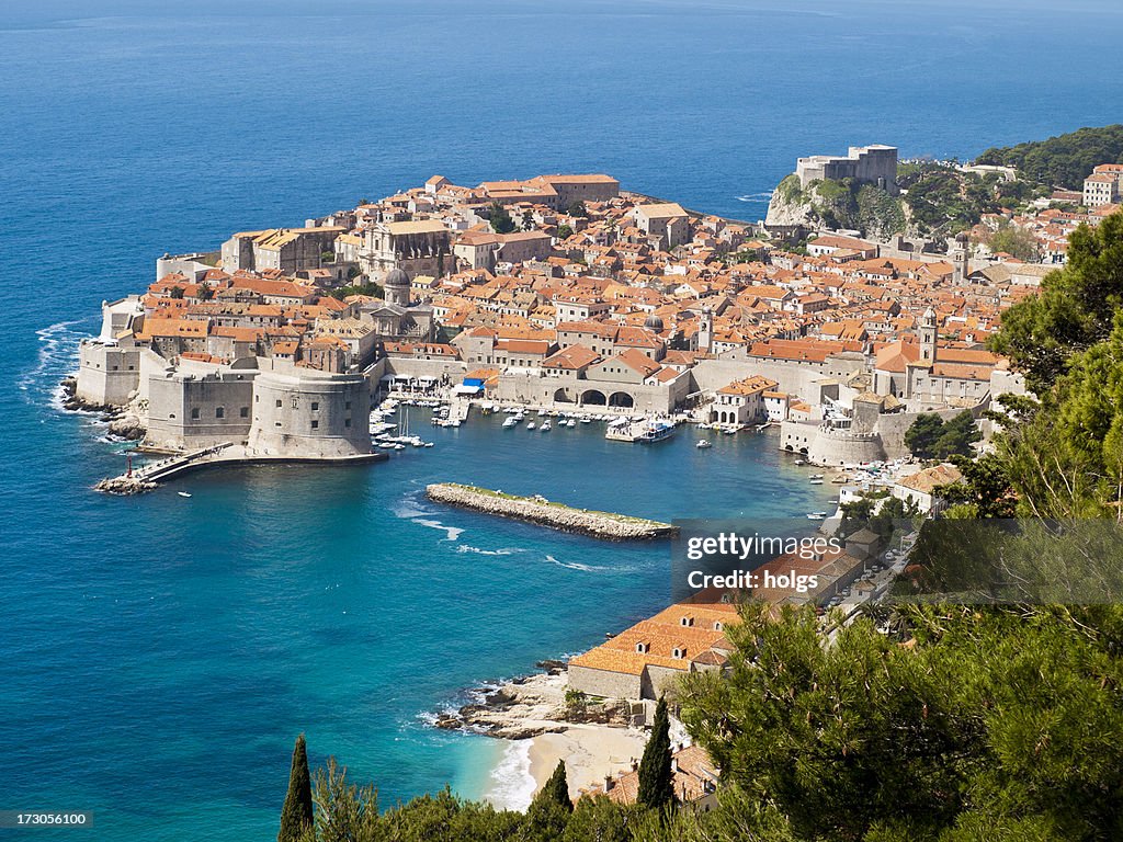 Fortress of Dubrovnic on the Adriatic