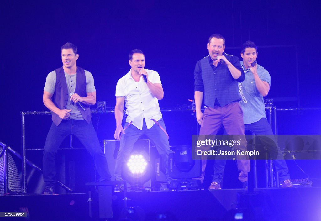 New Kids On The Block Performs At The Staples Center