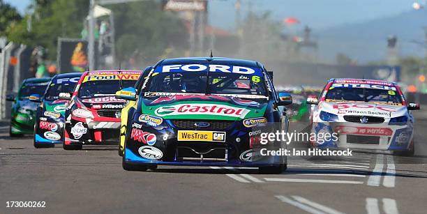 Will Davison drives the Ford's Pepsi Max Crew Ford during race 20 for the Townsville 400, which is round seven of the V8 Supercar Championship Series...