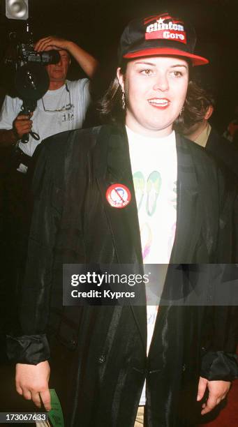 Actress and comedian Rosie O'Donnell, circa 1992.