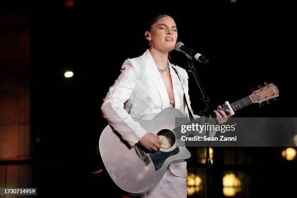 Destiny Rogers performs onstage as Equality Now Hosts "Make Equality Reality" Gala at Guastavino's on October 11, 2023 in New York City.