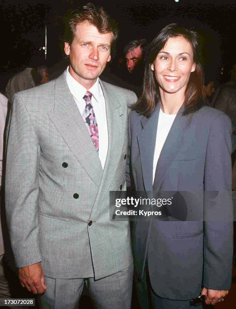 Actress Kate Jackson with her husband Tom Hart, circa 1992.