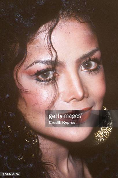 Singer La Toya Jackson, 1990.