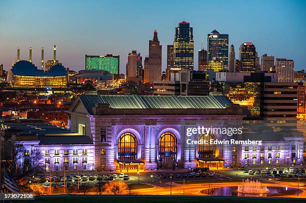 kansas city - union station kansas city stock pictures, royalty-free photos & images