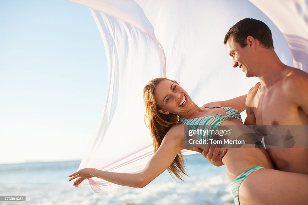 Couple on beach