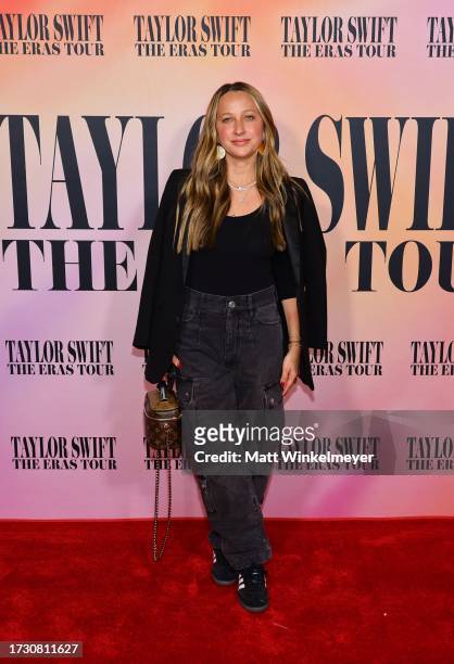 Jennifer Meyer attends "Taylor Swift: The Eras Tour" Concert Movie World Premiere at AMC The Grove 14 on October 11, 2023 in Los Angeles, California.