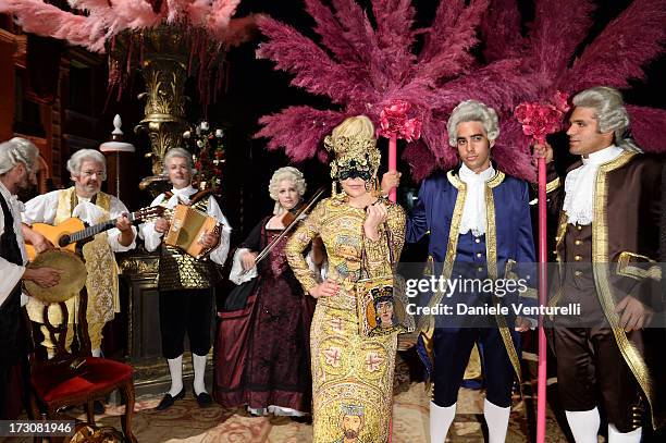 Paloma Faith attends the 'Ballo in Maschera' to Celebrate Dolce&Gabbana Alta Moda at Palazzo Pisani Moretta on July 6, 2013 in Venice, Italy.