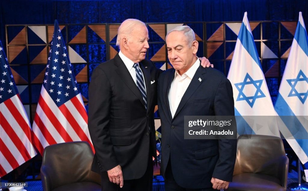 US President Joe Biden in Tel Aviv