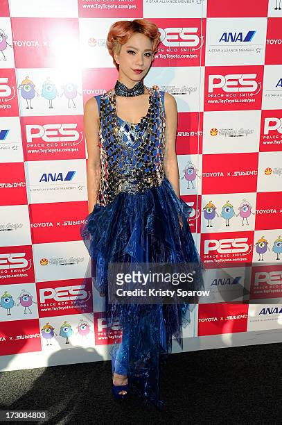 Una meets with the press during the Japan Expo at Paris-nord Villepinte Exhibition Center on July 6, 2013 in Paris, France.