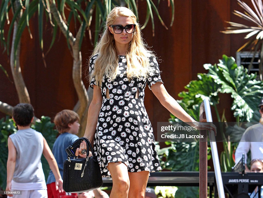 Celebrity Sightings In Los Angeles - July 6, 2013