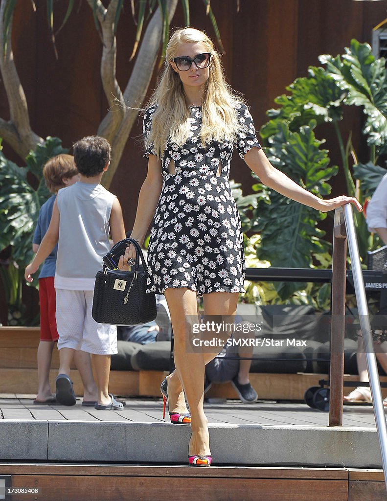 Celebrity Sightings In Los Angeles - July 6, 2013