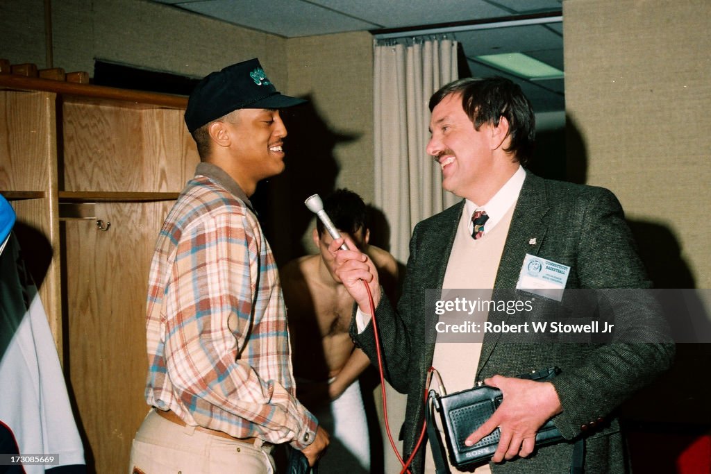 George & Norman In Lockeroom