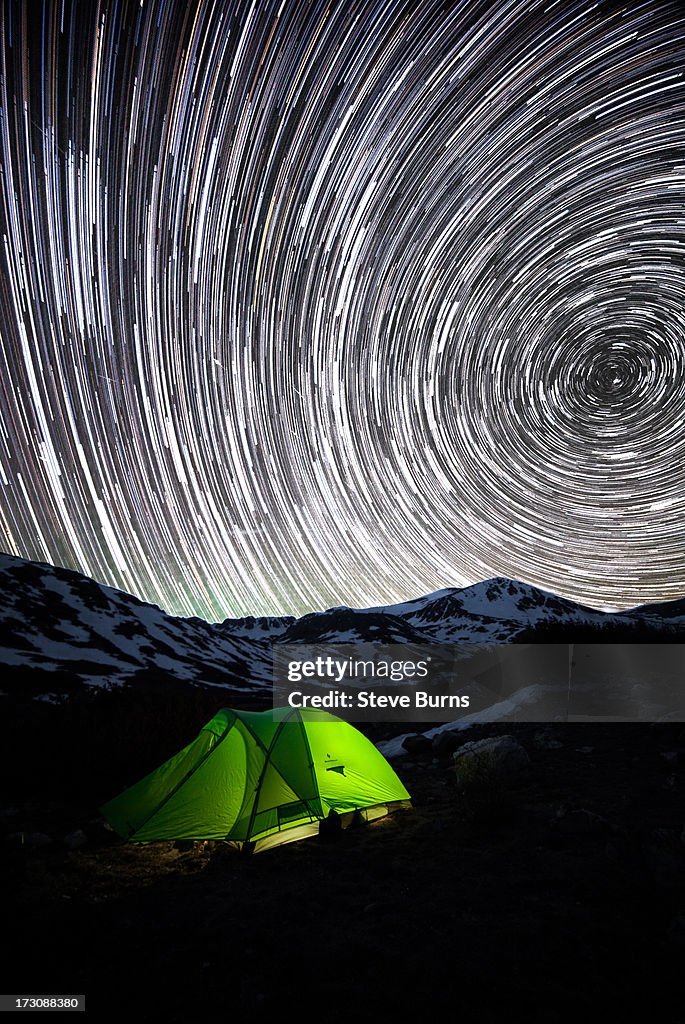 Star Trails over Democrat