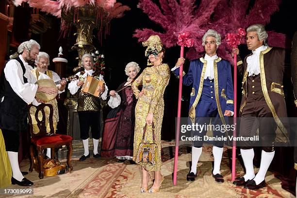 Paloma Faith attends the 'Ballo in Maschera' to Celebrate Dolce&Gabbana Alta Moda at Palazzo Pisani Moretta on July 6, 2013 in Venice, Italy.